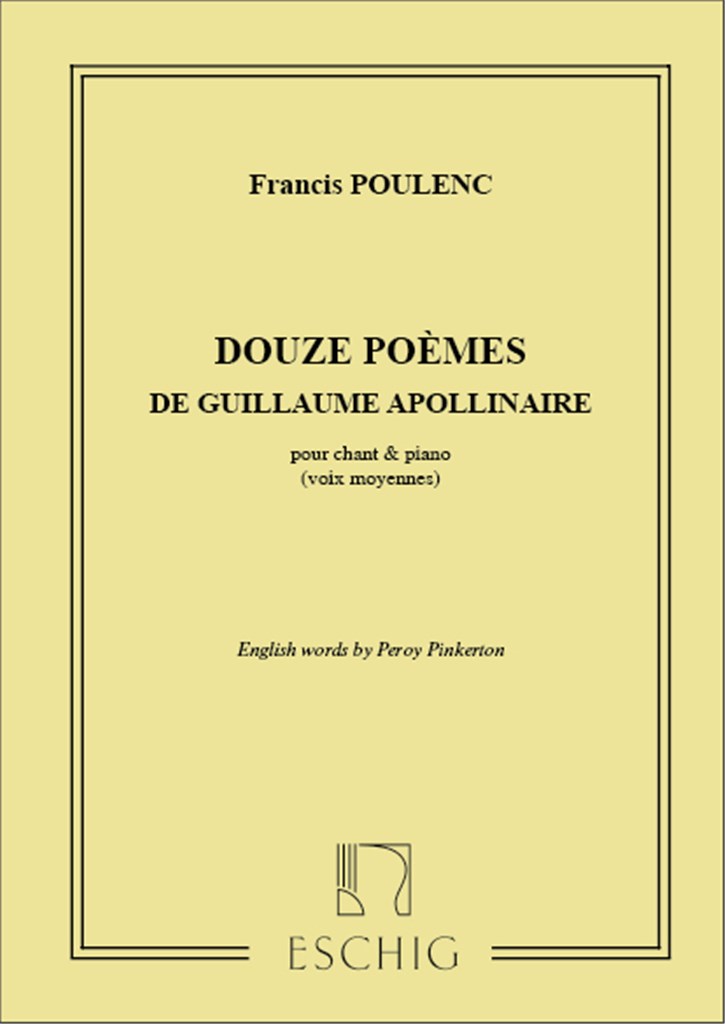 12 Poemes Mezzo-Piano (Apollinaire)